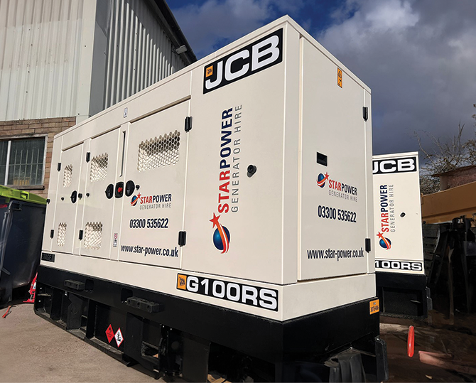 A JCB G100RS V Generator
