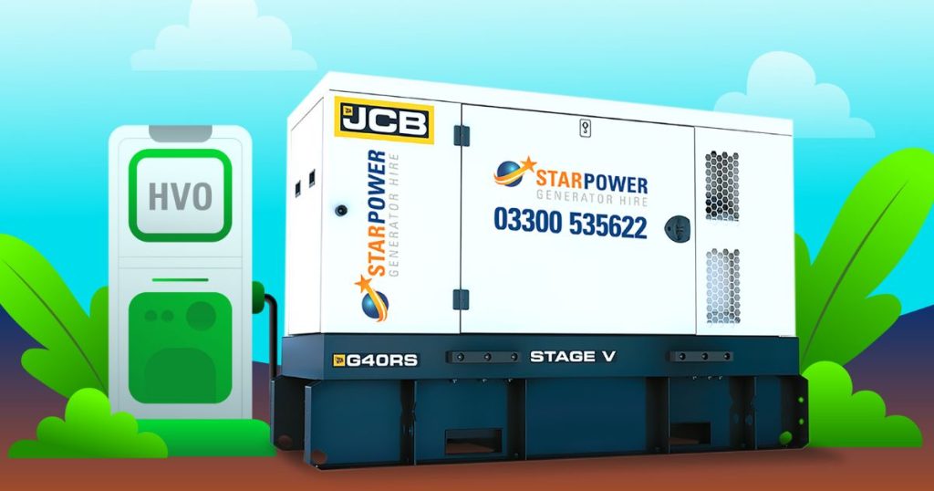 HVO fuel for stage V generators