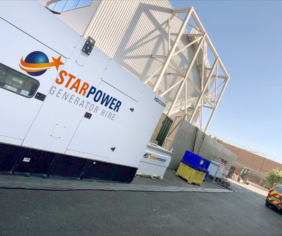 A Star Power generator on-site at RuTC’s engineering facilities