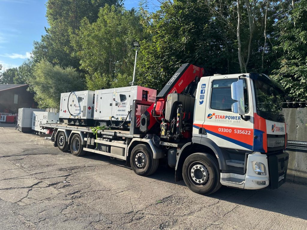 Powering the UKs Biggest Summer Events – Delivery to Silverstone 100kVA