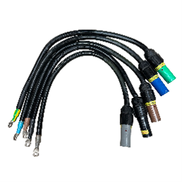 150mm 1m Powerlock to 12mm Lug Cable Set (Set of 5)