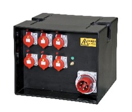 MD35 125A 3PH Distribution Unit – 6x 32A 3PH Outputs