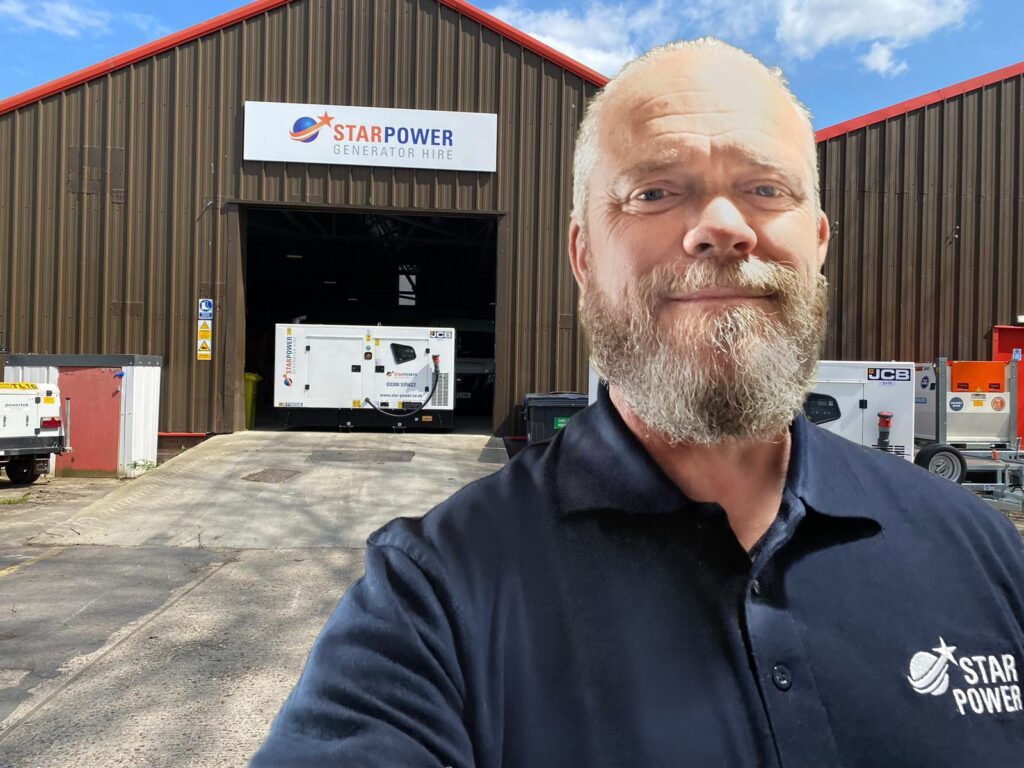 Darryn at a Star Power depot