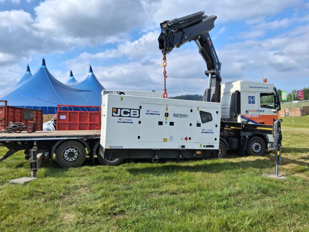 hiring a commercial generator with Star Power One of Star Power